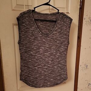 Lululemon Athletica Black and White Tank Top